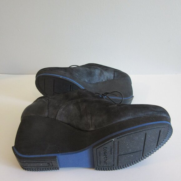 CAMPER Black Together Platform Oxford Almond Toe 41 Shoes - Picture 7 of 7